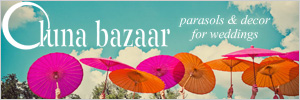 Wedding Parasols from Luna Bazaar